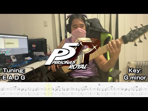 Persona 5 - Treading on Scorched Sand (灼熱の砂漠を往く) | Bass Cover (TAB/sheet music included)