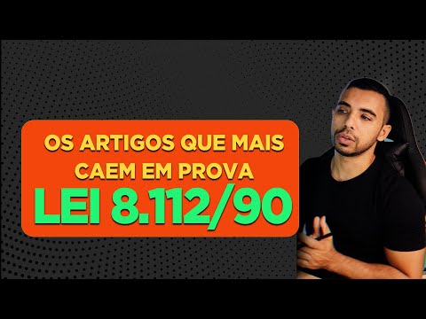 The most frequently cited articles of Law 8.112/90