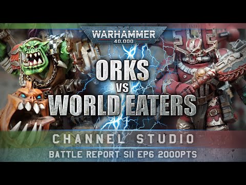 *NEW* World Eaters vs Orks Battle Report Warhammer 40K 9th Edition 2000pts S11EP6 KILL OR BE KILLED!