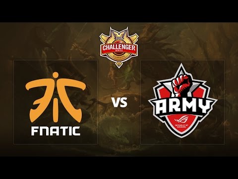 [LoL] Fnatic Academy vs Asus Rog Army - EU Challenger Series Qualifiers - Day 3