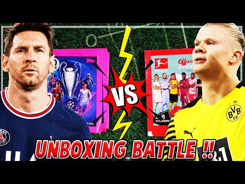 UNBOXING BATTLE 😱🔥 BUNDESLIGA vs CHAMPIONS LEAGUE 21/22