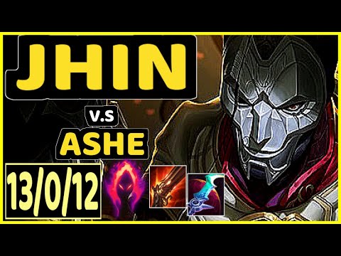DEáDLY (JHIN) vs ASHE - 13/0/12 KDA BOTTOM ADC CHALLENGER GAMEPLAY - EUW