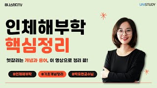 인체해부학 핵심정리✏️
