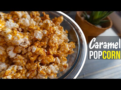 How to make CARAMEL POPCORN in 5 Minutes!! 😲