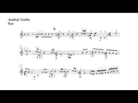 Aníbal Troilo. Sur (Tango)