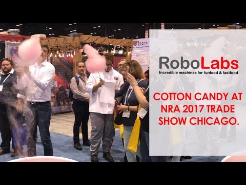 flying cotton candy , NRA 2017 trade show