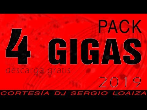 Pack 4 GIGAS DE MÚSICA Variada ✔ Gratis 2019