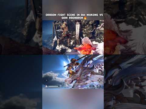 Dragon Fight In Black Myth Wukong Vs Gow Ragnarok ⚔️