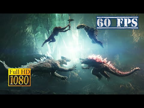Pelea en la tierra hueca (Full HD 60fps Esp Latino) - Godzilla x Kong: The New Empire
