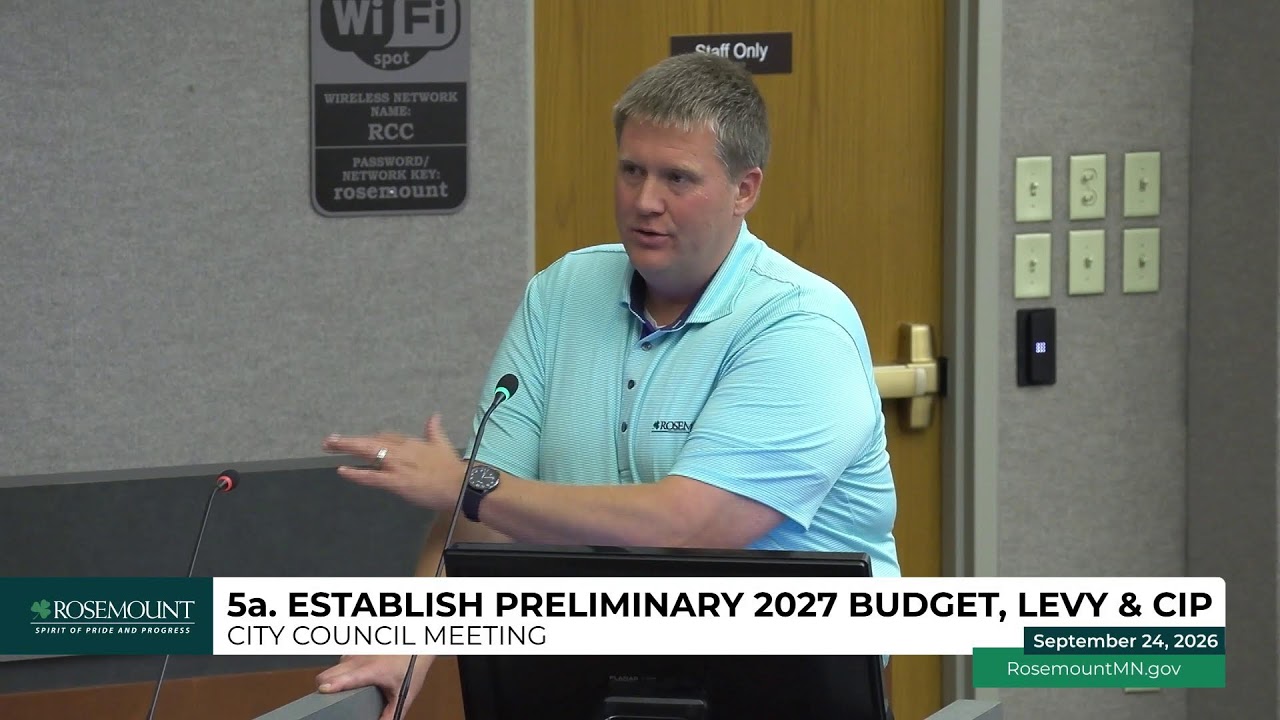 City Council Meeting - September 24, 2026