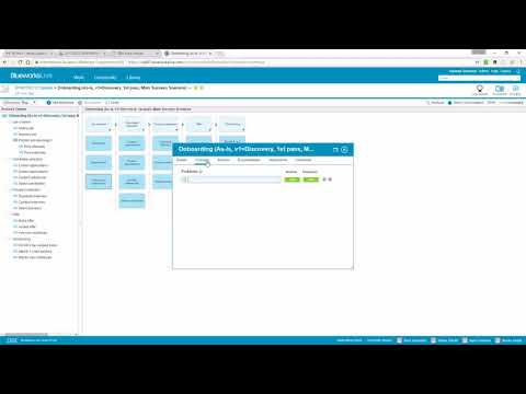 Modeling process in Blueworks Live: Create the Discovery Map (BPMN class demo, Ex02)