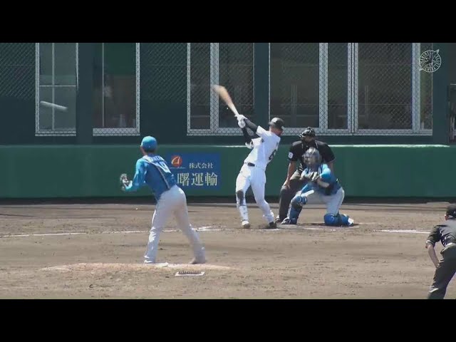 【ファーム】バットでもアピール成功!! マリーンズ・和田康士朗 追加点のタイムリーヒット!! 2022年6月2日 千葉ロッテマリーンズ 対 北海道日本ハムファイターズ