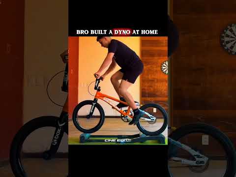 Bro built a dyno at home #bicycle #shorts
