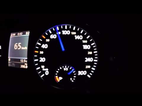 VW Scirocco R DSG Acceleration 0-100 km/h Stage 2