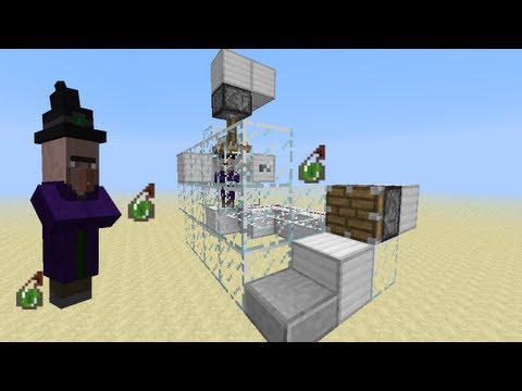 How to get Free Poison Potions for Mob Farms from Witches