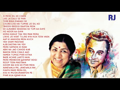 Travel with Kishor Kumar & Lataji old songs I Car travel songs