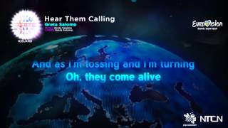 Greta Salome-Hear them Calling (Iceland) Eurovision 16 Lyrics