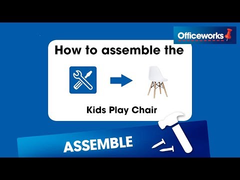 Kids Play Chair Assembly Instructions