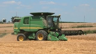 preview picture of video 'Aves Farms - Wheat Harvest Promo, John Deere 9560 Combine on 7-11-2013'