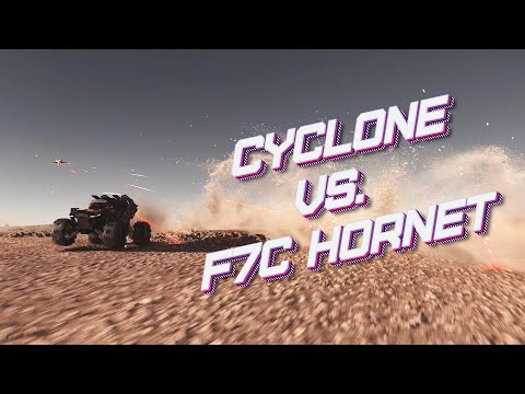 Star Citizen - Cyclone vs. Hornet. Run away!