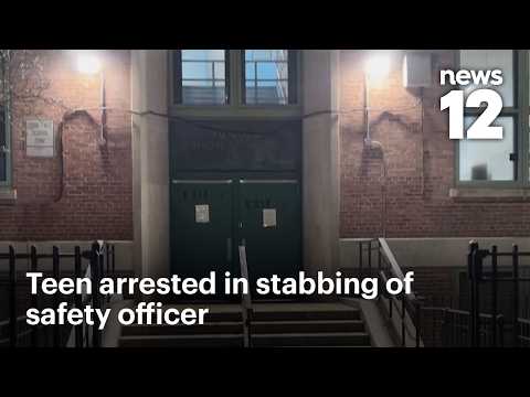 13-year-old arrested after stabbing of safety officer outside Brooklyn middle school | News 12