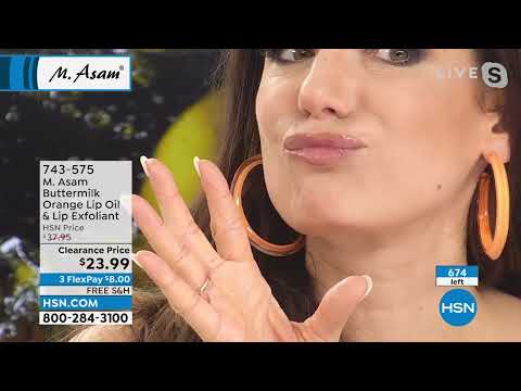 M. Asam Buttermilk Orange Lip Oil   Lip Exfoliant