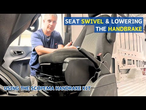 Lowering the Handbrake (Scopema) & Fitting a Swivel Seat | Ford Transit Camper Conversion