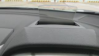 エクリプスクロスのHUD開閉が格好良かったから撮ってみた！