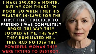 I Pretended To Be A Broke And Naïve Mother When I Met My Daughter in law’s Family — And