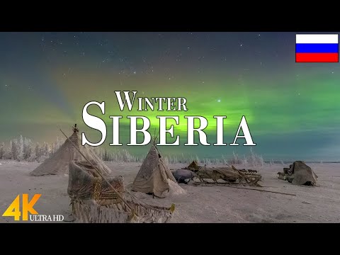 Winter Siberia 4K Ultra HD • Enchanting Winter Wonderland, Relaxation Film with Calming Music.