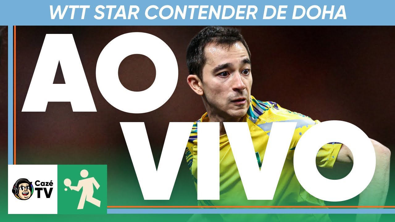 TÊNIS DE MESA | HUGO CALDERANO NO WTT STAR CONTENDER DE DOHA