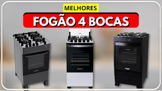 Qual FOGÃO 4 BOCAS Comprar | Qual o Melhor Fogão 4 Bocas | Fogão Bom e Barato | Mesa de Vidro e Inox
