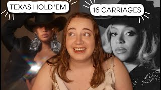 TEXAS HOLD EM & 16 CARRIAGES - Beyonce Reaction 🤠