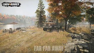 SNOWRUNNER: FAR FAR AWAY MISSION IN WASHINGTON REGION | GMC MH9500 IN ACTION