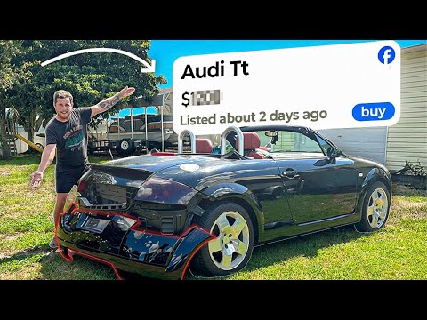 I Bought a CHEAP WRECKED Sports Car to FIX For a Profit