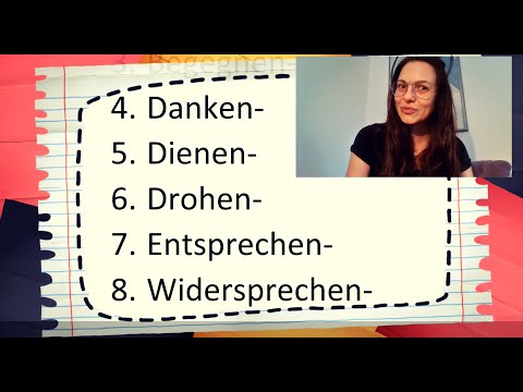 NEMAČKI | A2-B1 | 33 NAJVAŽNIJA GLAGOLA KOJI SE KORISTE SA DATIVOM