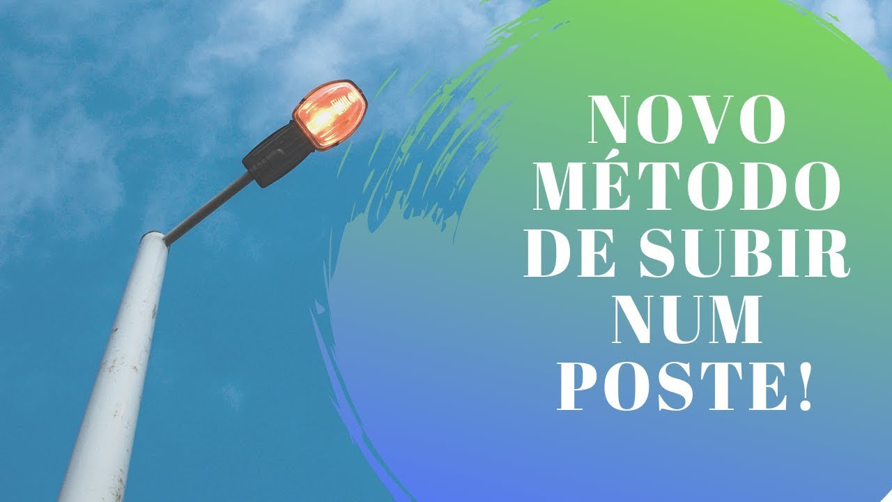 O FIM das escadas! Acessório para subir em POSTE. Ancora Industrial
