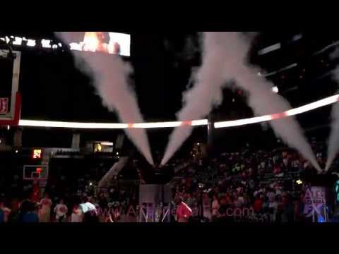 ATL Special FX® CO2 Cryo Jet Fog Cannons for WNBA Dream Team Intro