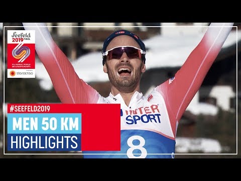 Glory day for Hans Christer Holund | Men's 50 km | Seefeld | FIS Nordic World Ski Championships