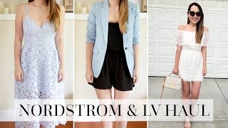 NORDSTROM & LOUIS VUITTON TRY ON HAUL!