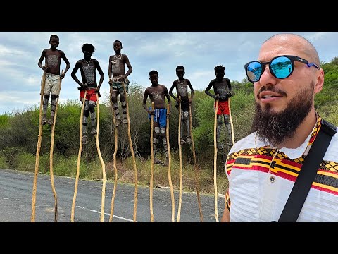 The Day I Will Never Forget From Ethiopia - Stilt Walking Tribe, Benna, Omo Valley 🇪🇹