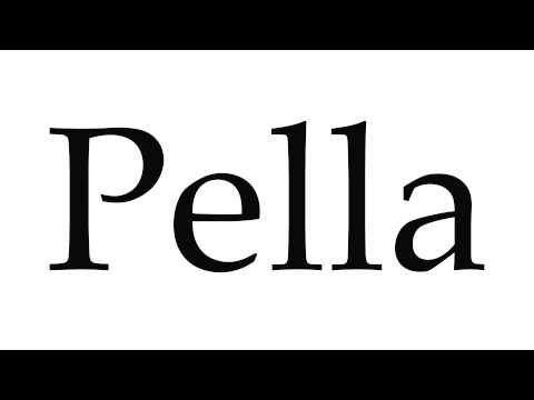 How to Pronounce Pella