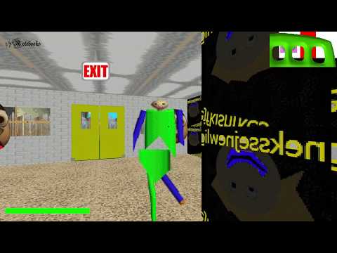 Baldi's Corrupted basics in what and Huh vs Unkown Basics [Baldi's Basics Mod]