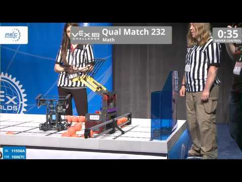 VEX Worlds 2016 - VEXIQ Middle School - Math - Qual 232 (11556A 10067C) 38