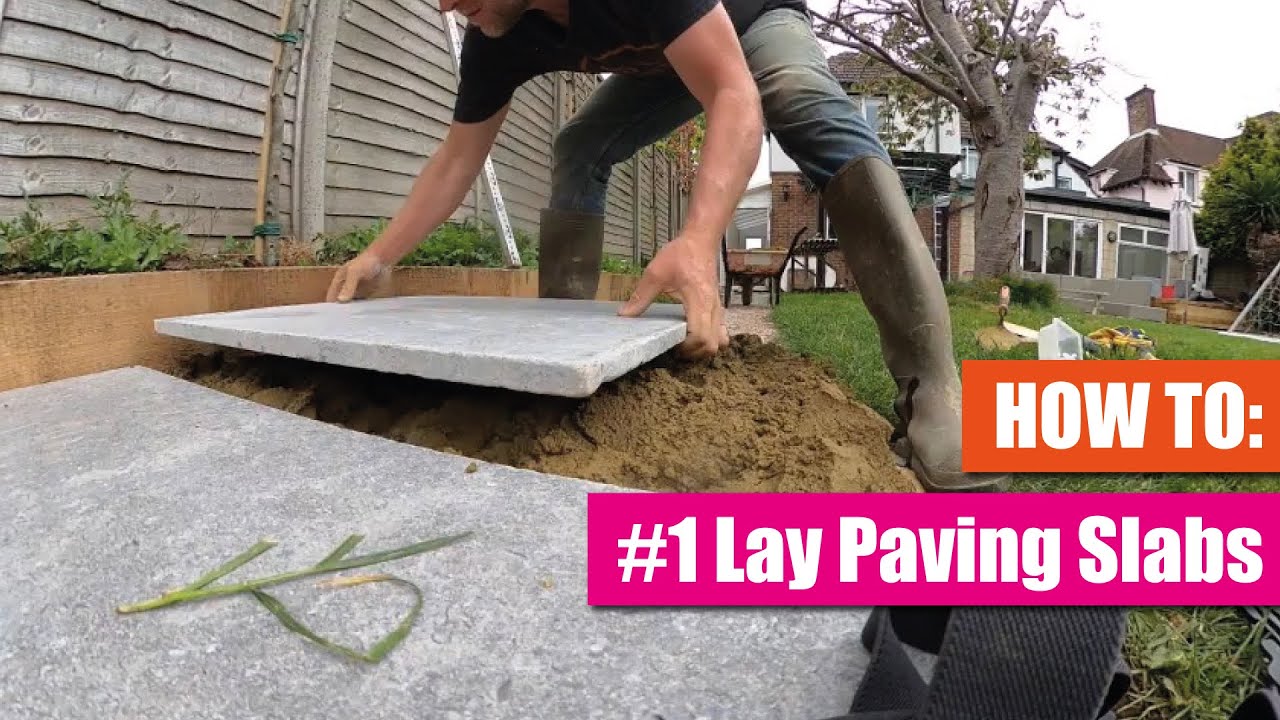 Watch video How to Lay Paving Slabs Now How to Lay Paving Slabs