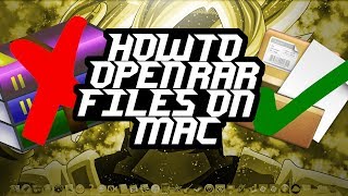 HOW TO OPEN .RAR FILES ON MAC!!!