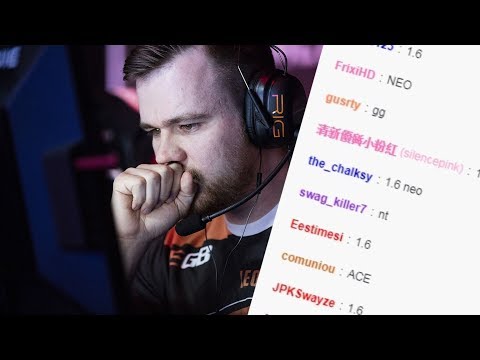 Twitch Reactions - Neo 1v5 vs dignitas DH Zowie 2016 [w/chat]