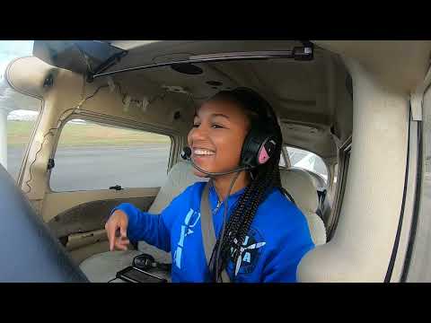 16yr OLD KAMORA FLIES PLANE ALONE!! HISTORY IN THE MAKING WITH UYA