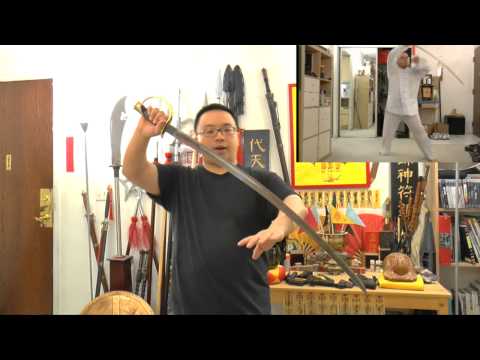 Cold Steel U.S. 1860 HEAVY CAVALRY SABER - Review and Demonstration (Martial Arts)