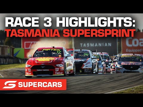 SUPERCARS 2022 タスマニアSuperSprint Race3のハイライト動画